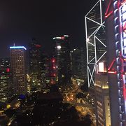 香港島のルーフトップバー