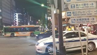 賑やかな銀座を堪能できる