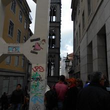 シンボル、サンタジュスタのリフト。