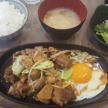 鉄板焼きランチ