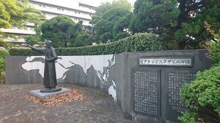 大分に布教したザビエル像