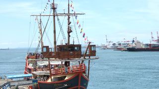 大阪港の遊覧船