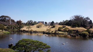 ゆったりした時の流れる公園