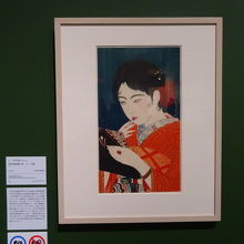 一部の作品は写真撮影可。「女性」の作品から