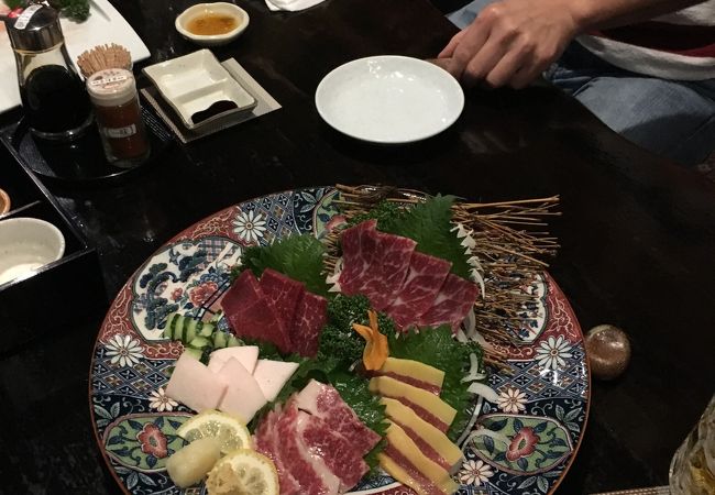 馬肉の専門店です。