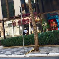 この道に面したレストランの出っ張りは良いんだけどねぇ…