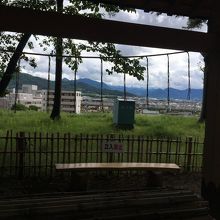 手水舎から見える景色