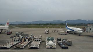 こじんまりとした空港