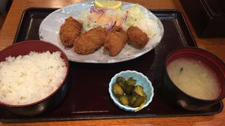 カキフライ定食！