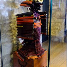 なぜか日本の鎧の展示が。ジェームズ1世が徳川秀忠から送られた