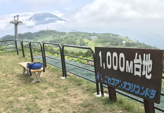 ゴンドラで行く標高１０００M！！