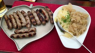 ニュールンベルクソーセージの名店