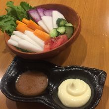 湘南野菜の盛合せ