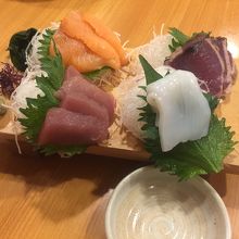 本日の刺身盛合せ