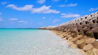 空港近くのビーチが最高です。