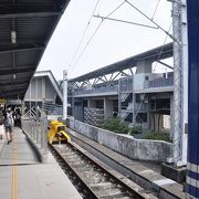 高鐵台南駅に隣接した台鉄側の駅。台南駅と約２５分で結ぶ