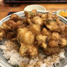 かき揚げ丼