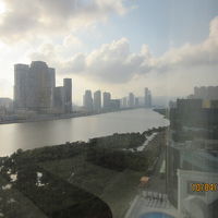 ホテルから中国（珠海）の眺望