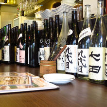 Inside of the restaurant