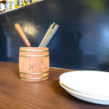 Inside of the restaurant