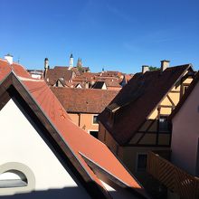 城壁の上からの眺め