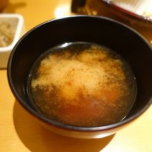 味噌汁。