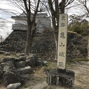 三重県の城跡巡り：伊勢亀山城跡