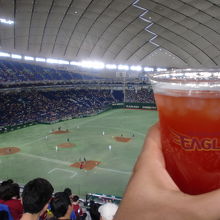 東京ドームではこの日一日のみの販売、イーグルスサワー