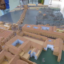 コルドバの町の模型がありました