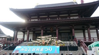 増上寺や芝公園での区民祭り