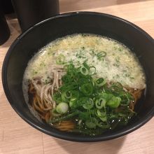 たっぷり青海苔とろろ蕎麦