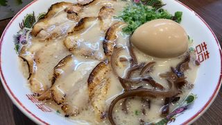 クリーミー豚骨スープのクオリティは高い！