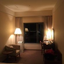 部屋は広く、眺望もまずまず