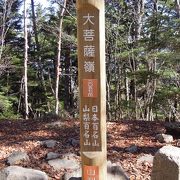 尾根歩きが最高