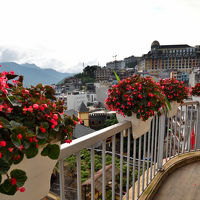 部屋のベランダからの景色