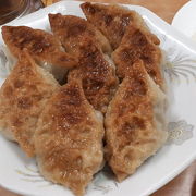 テレビでも紹介される餃子有名店　売切れに注意！