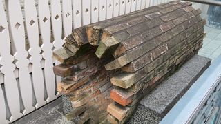 レンガでできた下水管