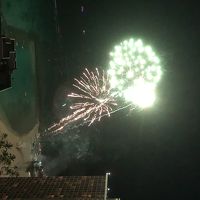 ラナイから見る花火