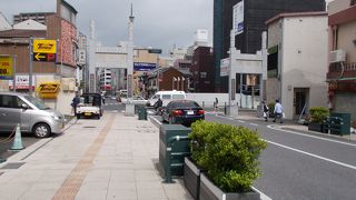 唐人屋敷跡の門の一つです。