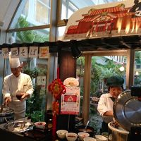 朝食ビュッフェ