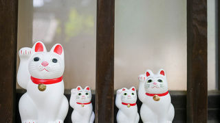 招き猫だらけのお寺