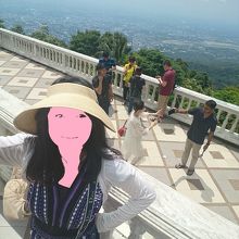 チェンマイの町が一望できます