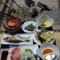 合掌造り！　料理も美味い！