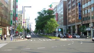 歩道は広いですが・・・