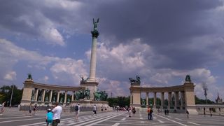 見応えのある広場