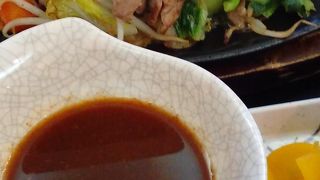 ジンギスカン定食、美味しい！