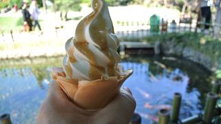 「お庭そだち」梅ジャムソフトクリーム