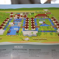 ホテルの見取り図。下が海、Mの時になってる建物