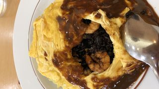 えびめしオムライス、美味でした。