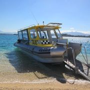 アンスバタから見える島